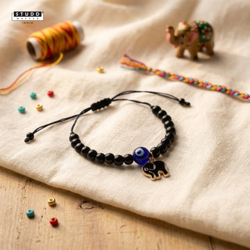 Nazaria Baby Elephant Pendant Kids Rakhi