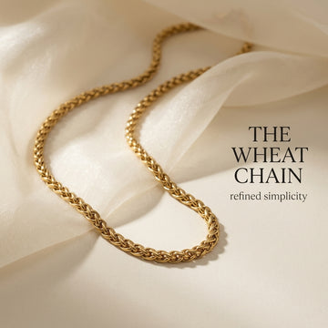 GOLDEN Wheat Chain - 24k Gold Toned