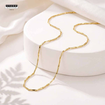 Golden Rice Chain - 24K Gold-Toned 0.5mm