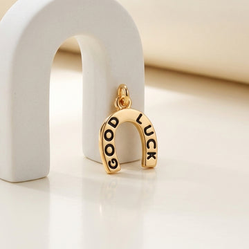 Good Luck Pendant - 24K Gold Tone