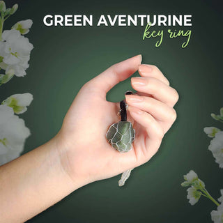 Green Aventurine Keyring