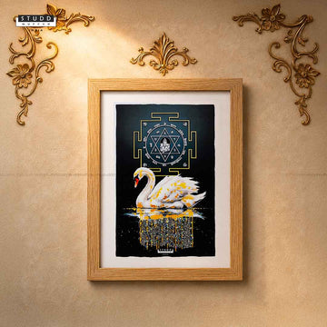 Kuber Yantra Pyrite Frame