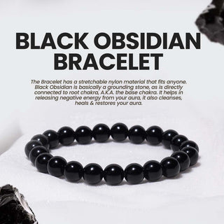 Riche Rich Combo (Pyrite bracelet + Black Obsidian Bracelet)