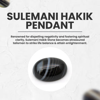 Sulemani Hakik Pendant (Without Chain)