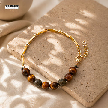 Unstoppable 24K Gold-Toned Rice Chain Bracelet