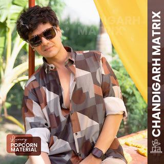 Chandigarh Matrix | Luxury Popcorn Material I Men Shirt