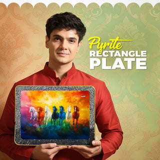 Crystal Rectangle Plate