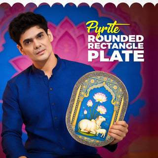 Crystal Round Rectangle Plate