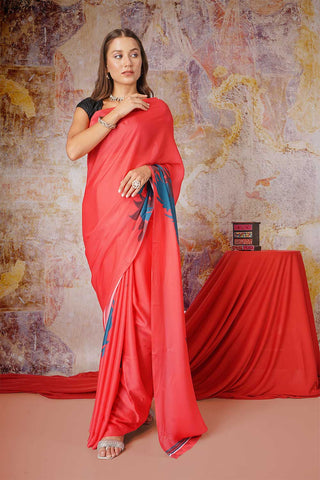 Kamini | Satin Georgette Saree