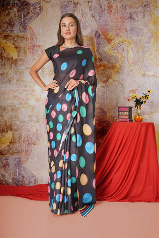 Bindu | Satin Georgette