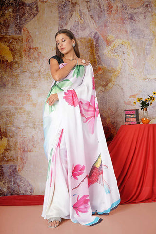 Grishma | Satin Georgette Saree