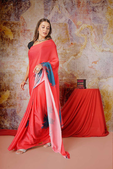 Kamini | Satin Georgette Saree