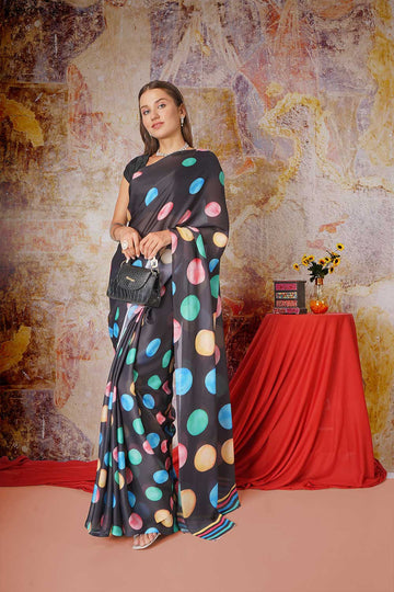Bindu | Satin Georgette