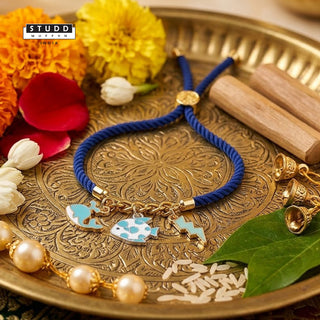 Blue Charm Rakhi