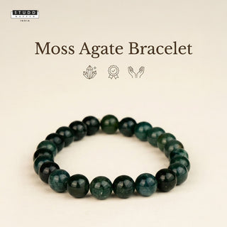Moss Agate Crystal Bracelet