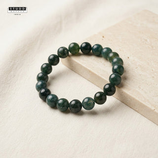 Moss Agate Crystal Bracelet