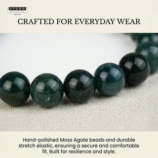 Moss Agate Crystal Bracelet