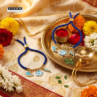 Blue Charm Rakhi