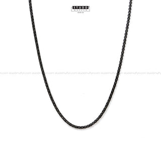 Black Boxer Chain – Urban Luxe Finish