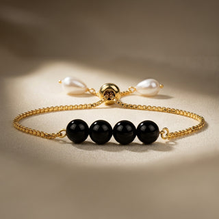 Obsidian Crystal Adjustable Rakhi