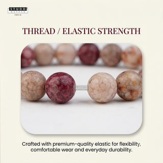 Pink Llanite Crystal Bracelet
