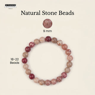 Pink Llanite Crystal Bracelet