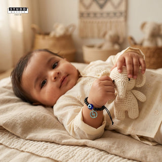 Nazaria Snake Pendant Kids Rakhi