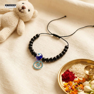 Nazaria Snake Pendant Kids Rakhi