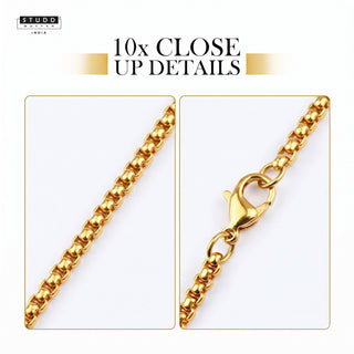 Golden Boxer Chain – 24K Gold Tone