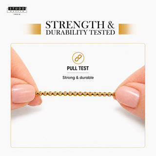Golden Boxer Chain – 24K Gold Tone