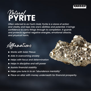 Natural Pyrite Pendant  (Without Chain)