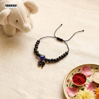 Nazaria Baby Elephant Pendant Kids Rakhi
