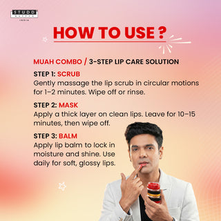 Muah Combo / 3-Step Lip Care Solution