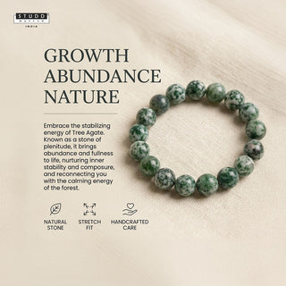 Tree Agate Bracelet