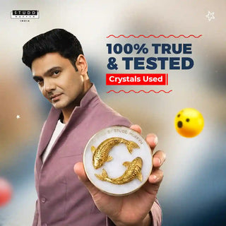 Koi Fish Coaster — Crystal Jewellery Add-on (₹99 Limited Deal)