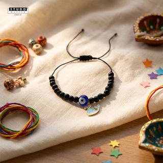 Nazaria Blue Dolphin Pendant Kids Rakhi