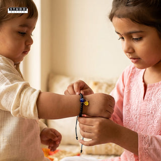 Nazaria Yellow Fish Pendant Kids Rakhi