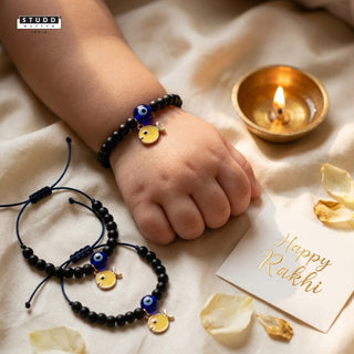 Nazaria Yellow Fish Pendant Kids Rakhi