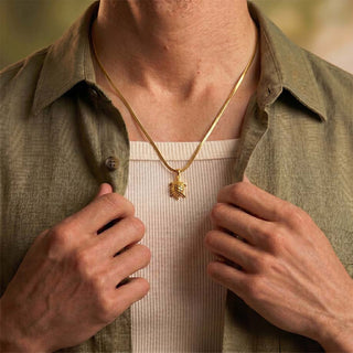 Turtle of Abundance Pendant - 24k Gold Tone Plated [ With Chain ]