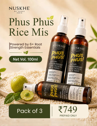 Ayurvedic Phus Phus Rice Hair Mist - Pack of 3