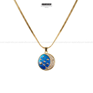 Moon of Transformation Crystal Pendant [ With Chain ]