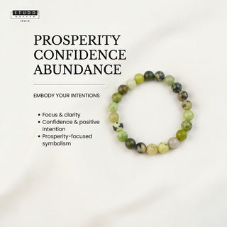 Chrysoprase Bracelet — for Positivity & Renewal