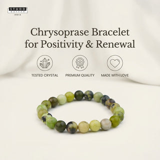 Chrysoprase Bracelet — for Positivity & Renewal