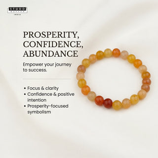 Red Aventurine Bracelet — for Confidence & Motivation
