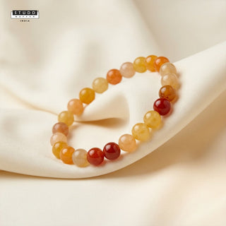 Red Aventurine Bracelet — for Confidence & Motivation