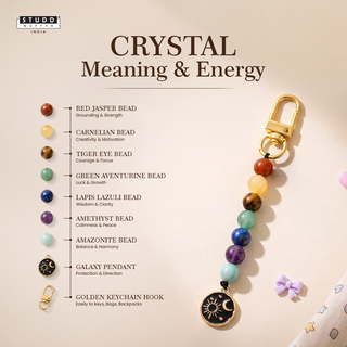 7 Chakra Crystal Keychain