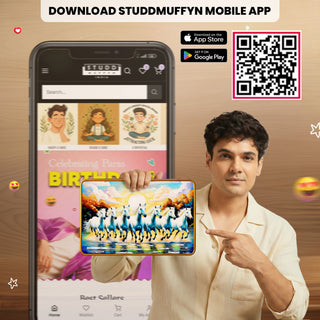 7 Horses of Harmony With Gold Frame