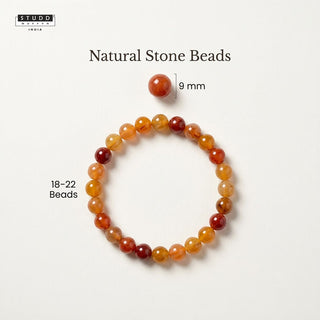 Red Aventurine Bracelet — for Confidence & Motivation