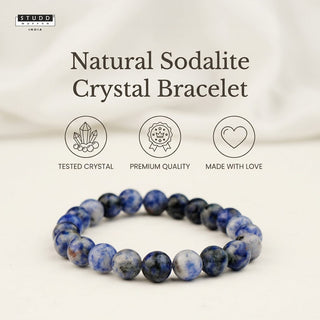 Natural Sodalite Crystal Bracelet