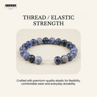 Natural Sodalite Crystal Bracelet